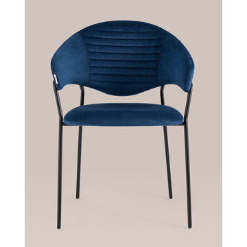 Стул Алексис велюр синий