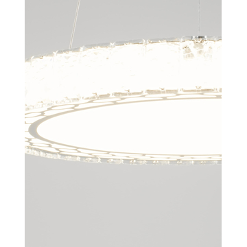 Светодиодная подвесная люстра Moderli V1600-PL Ice