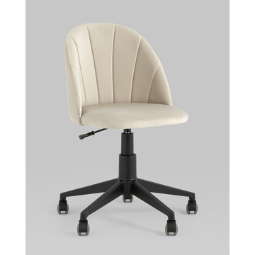 Кресло компьютерное Логан велюр бежевый