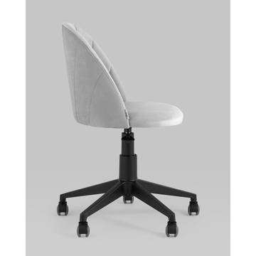 Кресло компьютерное Логан велюр светло-серый