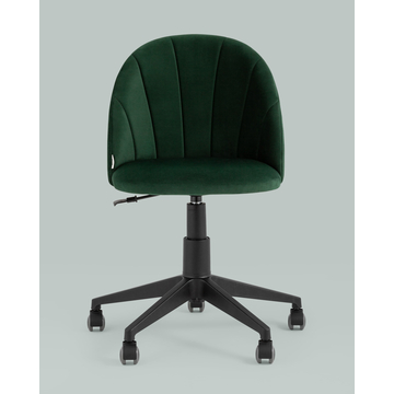 Кресло компьютерное Логан велюр зелёный