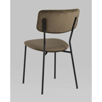 Стул Бандо велюр коричневый