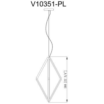 Светильник подвесной Moderli V10351-PL Grape