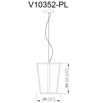 Светильник подвесной Moderli V10352-PL Grape