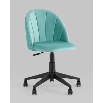 Кресло компьютерное Логан велюр пыльно-голубой