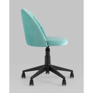 Кресло компьютерное Логан велюр пыльно-голубой