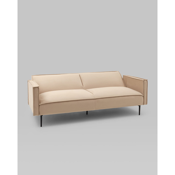 Диван прямой Кассель велюр бежевый