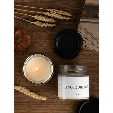 Свеча ароматическая Nota Ginger orange, 200 мл