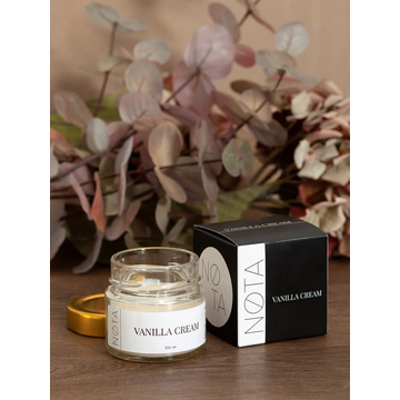 Свеча ароматическая Nota Vanilla cream, 100 мл