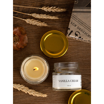 Свеча ароматическая Nota Vanilla cream, 100 мл