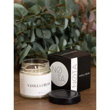 Свеча ароматическая Nota Vanilla cream, 200 мл