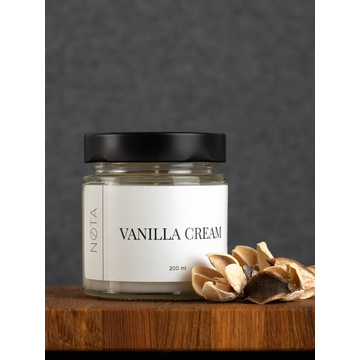 Свеча ароматическая Nota Vanilla cream, 200 мл
