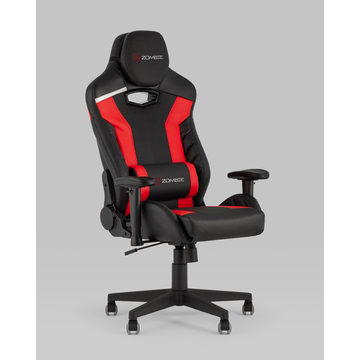 Кресло игровое Zombie Thunder 3X черный/красный эко.кожа с подголов. крестовина пластик