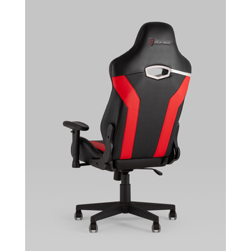 Кресло игровое Zombie Thunder 3X черный/красный эко.кожа с подголов. крестовина пластик