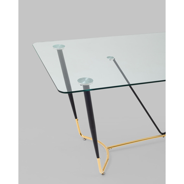 Стол обеденный Даймакс 180*90 прозрачный