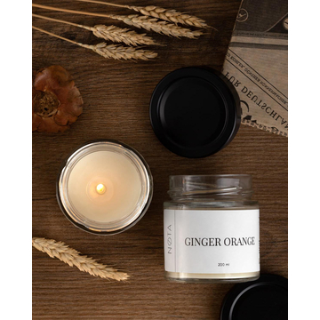 Свеча ароматическая Nota Ginger orange, 200 мл