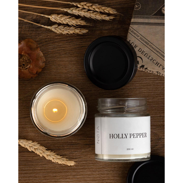 Свеча ароматическая Nota Holly pepper, 200 мл