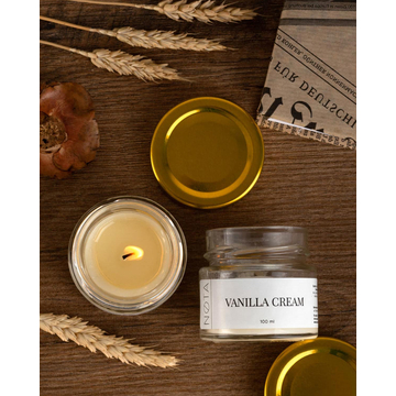 Свеча ароматическая Nota Vanilla cream, 100 мл