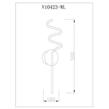 Бра светодиодный Moderli V10423-WL Torino