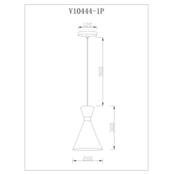 Светильник подвесной Moderli V10444-1P Pesaro