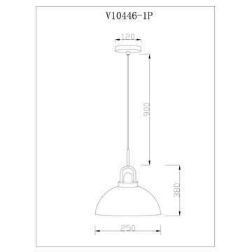 Светильник подвесной Moderli V10446-1P Ravenna