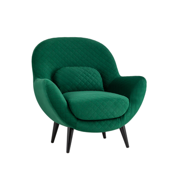 Кресло Карл велюр темно-зеленый