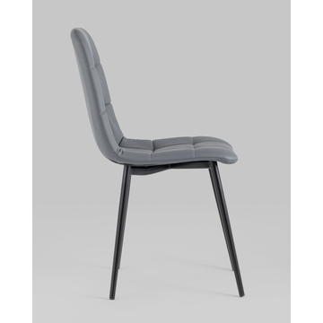 Стул Oliver экокожа серый 2 шт.