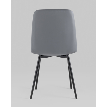 Стул Oliver экокожа серый 2 шт.