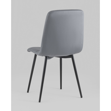 Стул Oliver экокожа серый 2 шт.