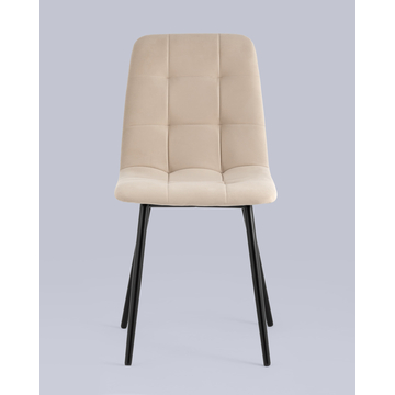 Стул Oliver велюр бежевый 2 шт.