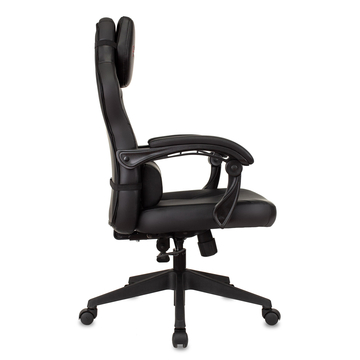 Кресло игровое Zombie Defender черный/карбон эко.кожа крестов. пластик