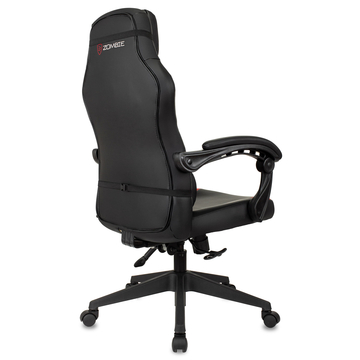 Кресло игровое Zombie Defender черный/красный эко.кожа крестов. пластик