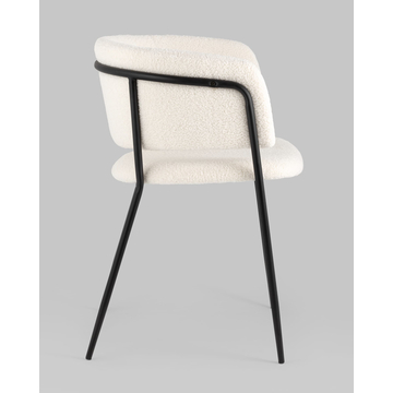 Стул Нэлли ткань букле белый