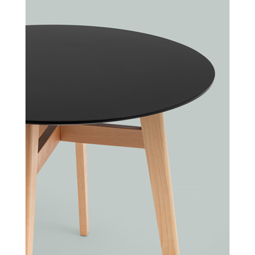 Стол обеденный Target Circle 90*90 черный