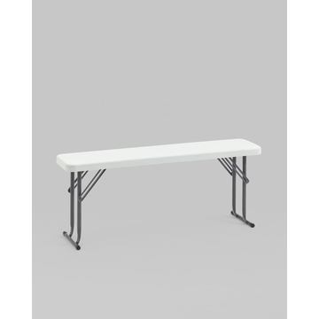 Комплект раскладного стола и двух скамеек Кейт белый