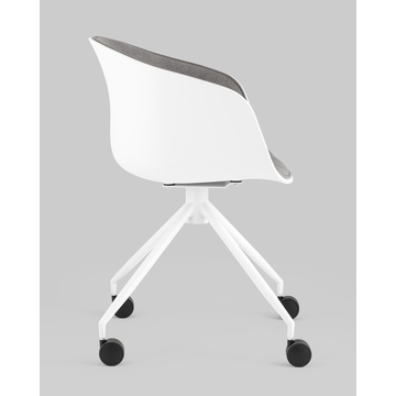 Кресло офисное LIBRA рогожка серый