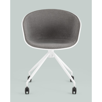 Кресло офисное LIBRA рогожка серый