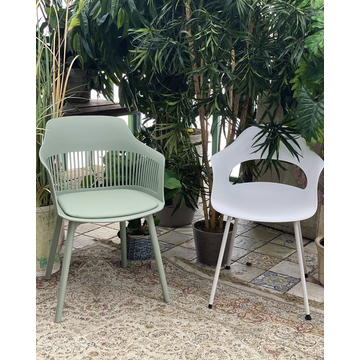 Стул Crocus с подушкой серо-зеленый