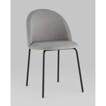 Стул Коди велюр серый