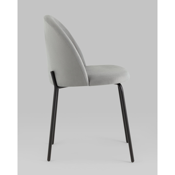 Стул Коди велюр серый