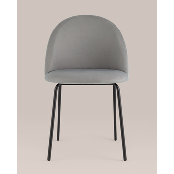 Стул Коди велюр серый