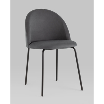 Стул Коди велюр тёмно-серый