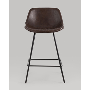 Стул полубарный Деймон экокожа коричневый
