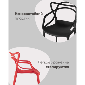 Стул Masters (Мастерс) пластик черный