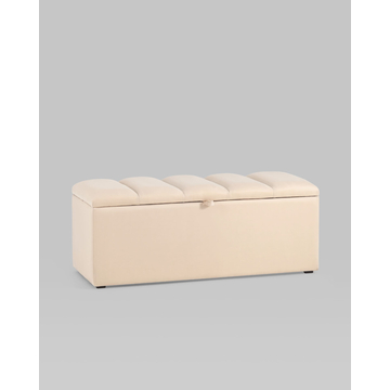 Пуф с крышкой Нильсон 2 велюр бежевый