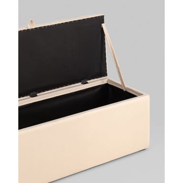 Пуф с крышкой Нильсон 2 велюр бежевый