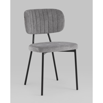 Стул Ханна велюр серый