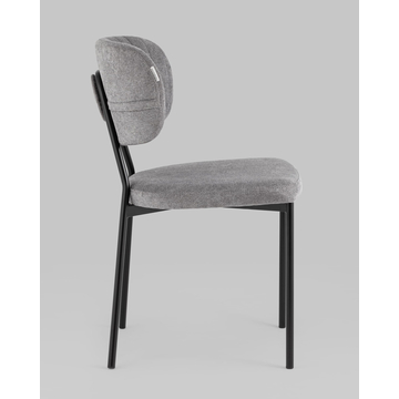 Стул Ханна велюр серый