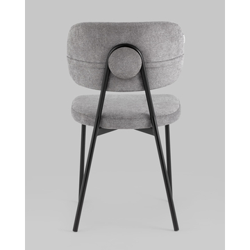 Стул Ханна велюр серый