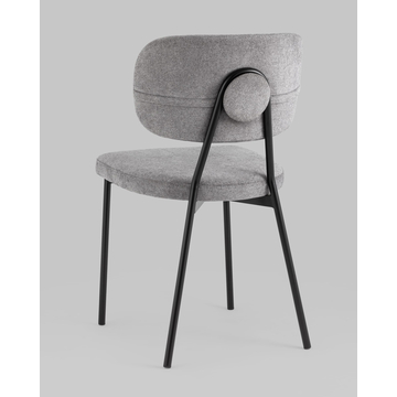 Стул Ханна велюр серый